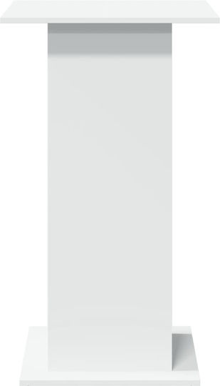 Square Bar Table Wooden White 60x60x102cm