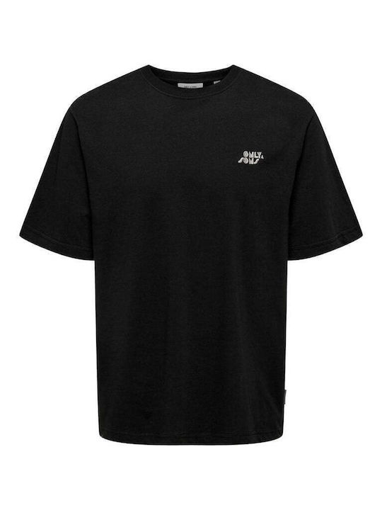 Only & Sons Men's Short Sleeve T-shirt Black