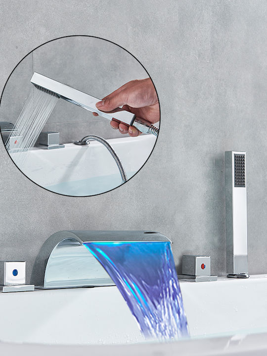 Chrome Mischung Bade- / Duscharmatur Badewanne Komplettes Set