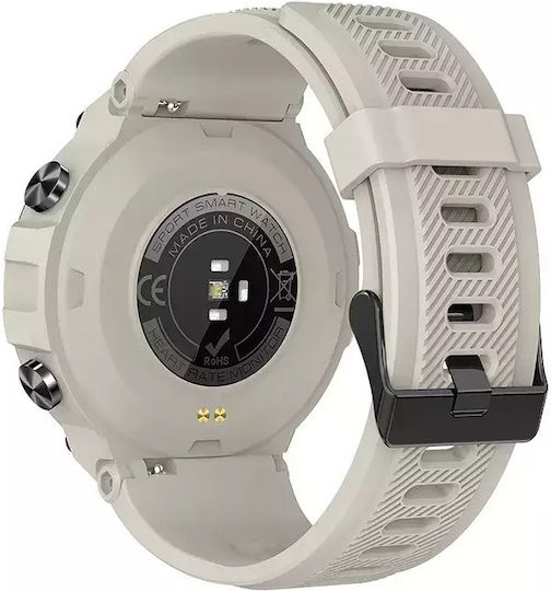 Nubi K37 Smart Watch Gps Bluetooth Calling Heart Rate Monitoring Sleep Tracking Oxygen Level Notifications Multiple Sports Modes Gray