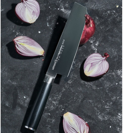 Samura Mo-v Нож Nakiri от Неръждаема Стомана 16.7см