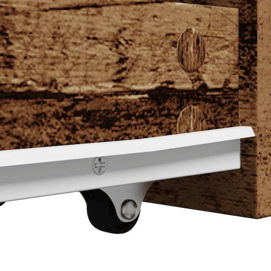 vidaXL Ντουλάπι Μπάνιου 22x44x61.5cm Καφέ
