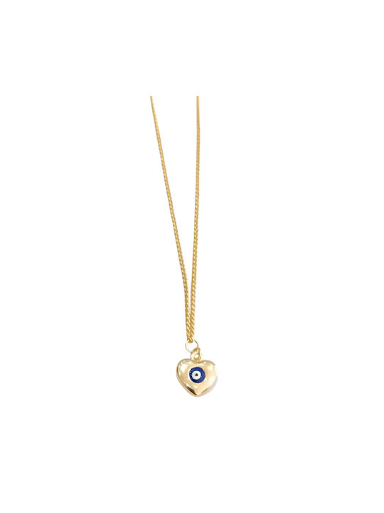 Prince Silvero Necklace Eye from Gold Plated Silver