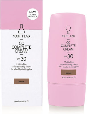 Youth Lab. Complete CC крем Pecan (Very Dark) Хидратираща Крем За лице Ден с SPF30 40мл