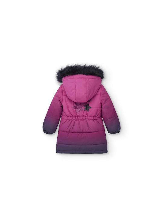 Tuc Tuc Kids Sports Jacket with Hood Fuchsia