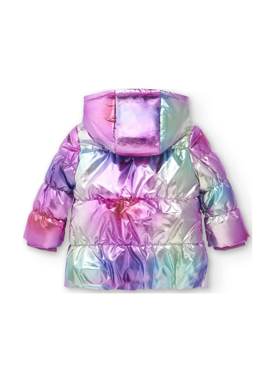Παιδικό Αθλητικό Μπουφάν με Κουκούλα Lilac