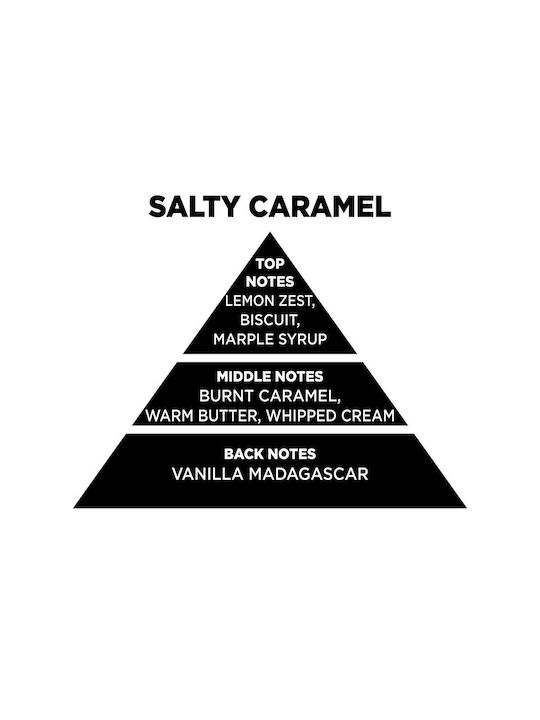Lumânare parfumată din soia Themagio Caramel Sărat 500g 77251