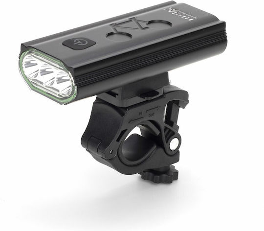 Montis Wiederaufladbar Vorderseite Fahrradlicht
