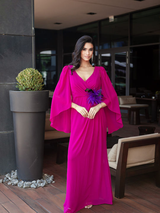 Summer Maxi Dress for Wedding / Baptism Purple