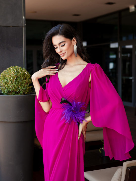 Summer Maxi Dress for Wedding / Baptism Purple