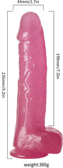 DMM MAA Realistisches Dildo Mit Saugnapf Rosa