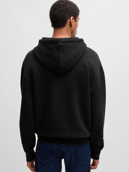 Hugo Boss Men's Sweatshirt with Hood Black