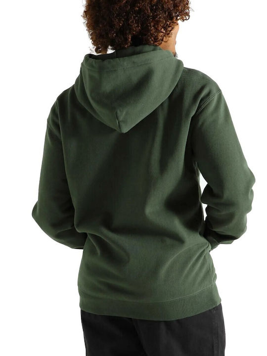 HUF Men's Sweatshirt Jacket with Hood and Pockets Hunter Green