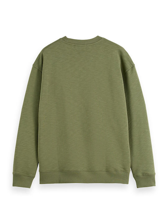 Scotch & Soda Ανδρικό Φούτερ Green Ivy