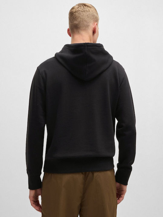 Hugo Boss Herren Sweatshirt mit Kapuze Schwarz