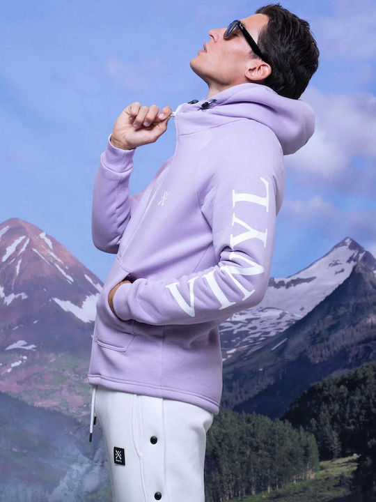 Sweatshirt with Hood Lilac