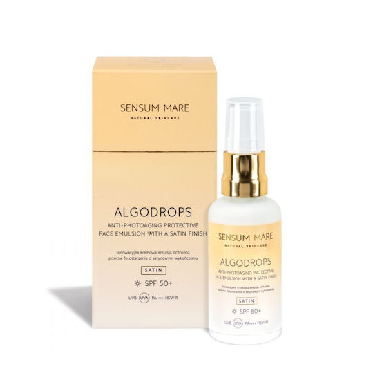 Sensum Mare Algodrops Слънцезащитен Серум За Лице SPF50+ 50ml