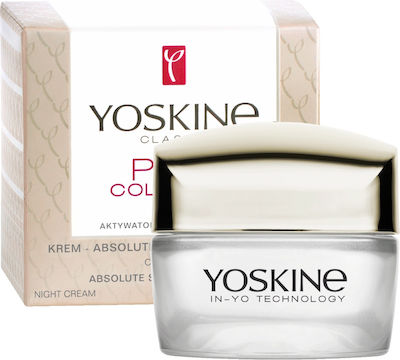 Yoskine Feuchtigkeitsspendend Creme Gesicht Nacht mit Kollagen 50ml