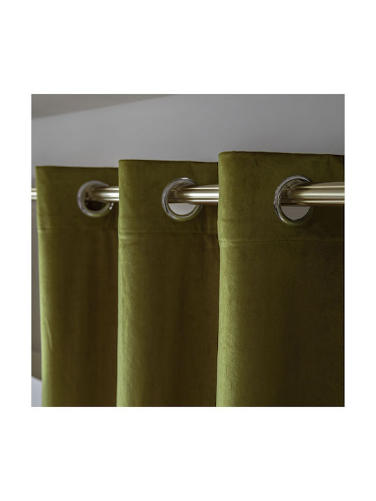 Beauty Home Perdea cu Capse 8399 Auriu 8399-oro 140x270cm
