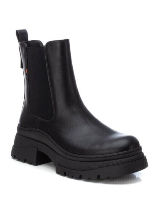Women's Ankle Boots with Medium Heel Black