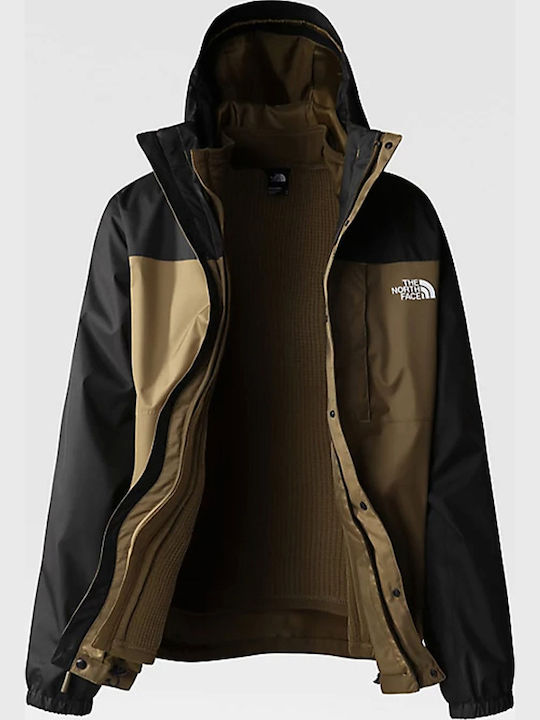 Quest Triclimate 3 in 1 Winter Jacket Waterproof and Windproof Military Olive/tnf Black