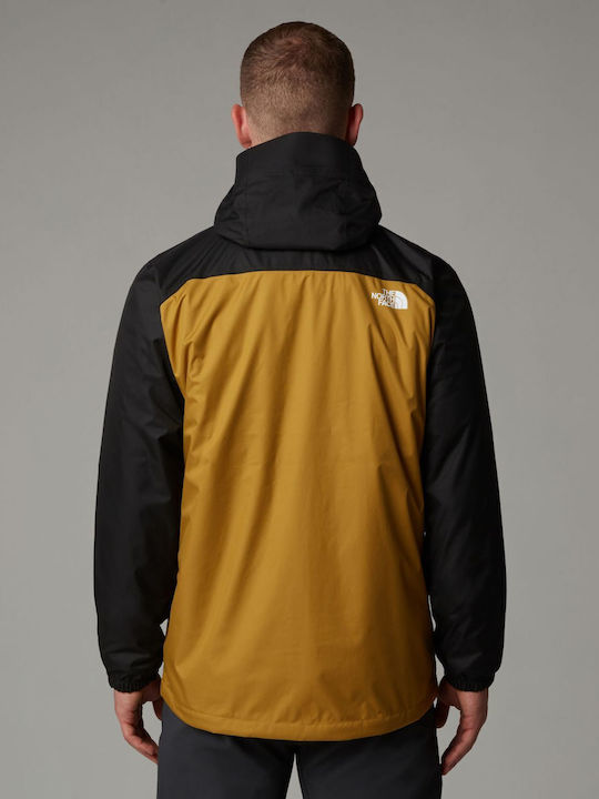 Quest Triclimate 3 in 1 Winter Jacket Waterproof and Windproof Amber Green, Tnf Black