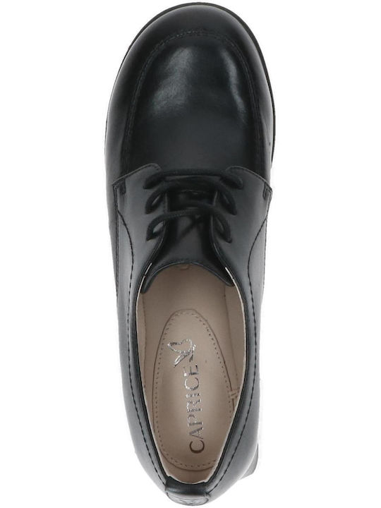 Δερμάτινα Γυναικεία Loafers σε Μαύρο Χρώμα