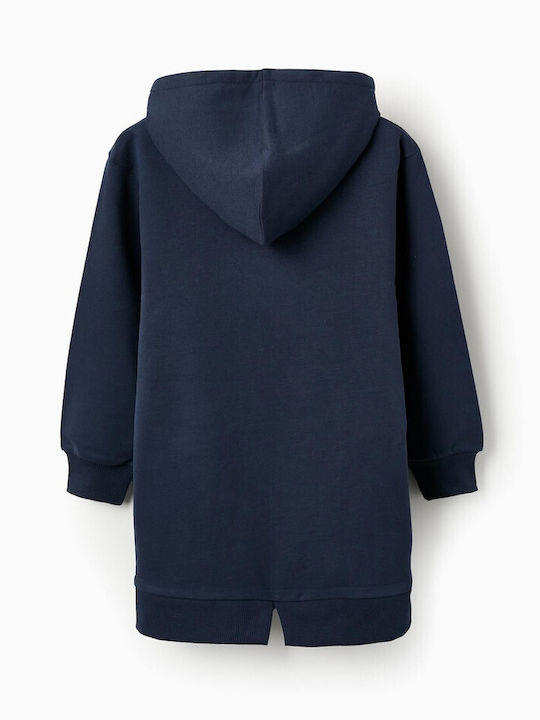 Zippy Sweatshirt Kids Dress Dark Blue