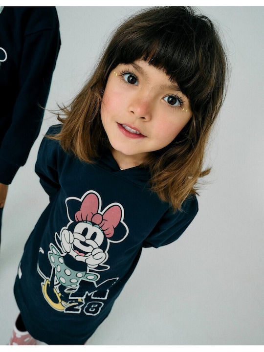 Children's Dress Sweatshirt Long Sleeve Dark Blue