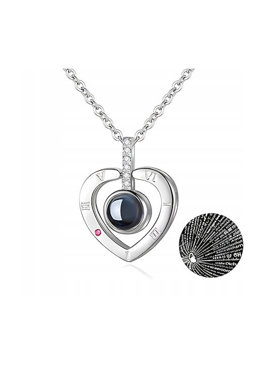 Korbi Necklace with design Heart from Steel