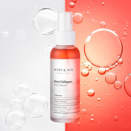 Mary & May Rose Collagen Moisturizing Essence Face with Collagen for Radiance 100ml