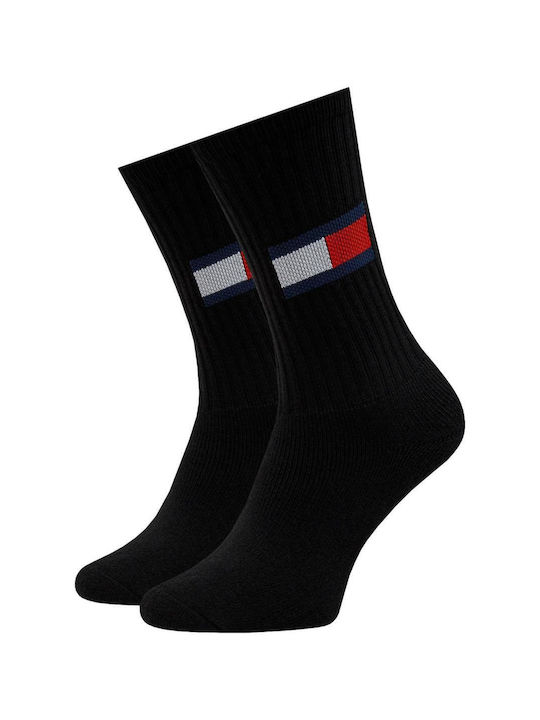 Tommy Hilfiger 2p Flag Men's Socks BLACK