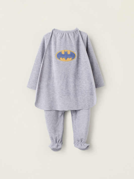 Zippy Baby Bodysuit Long-Sleeved Grey Melange