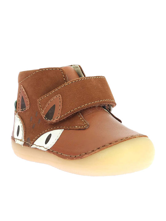 Kickers Sabio Kids Boots Brown