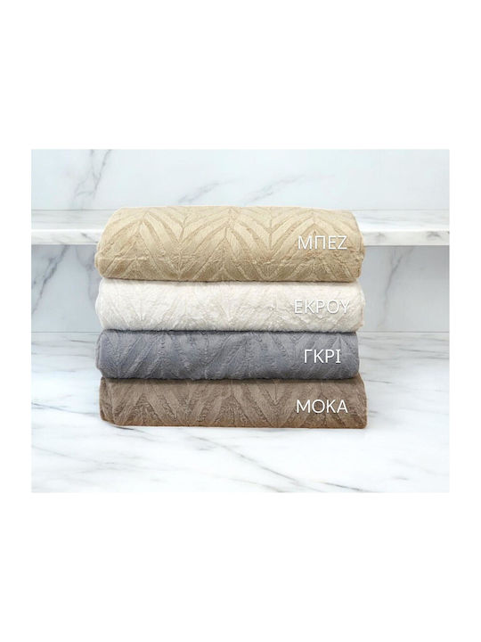 Linea Home Zic Zac Throws Set 3 pcs Fur Beige