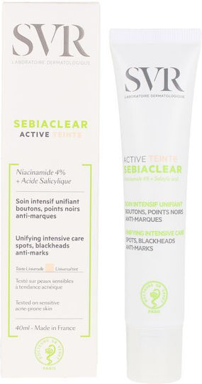 SVR Laboratoire Dermatologique Sebiaclear Active Tinted Creme Gesicht Tag Gefärbt 40ml