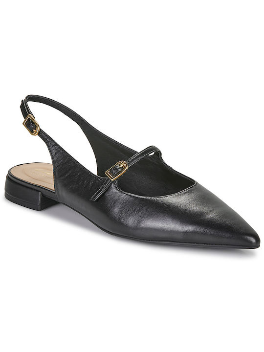 Clarks Leather Ballerinas Black