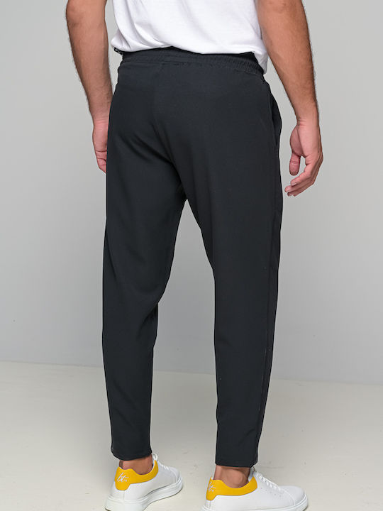 Monaco Trousers in Loose Fit Black