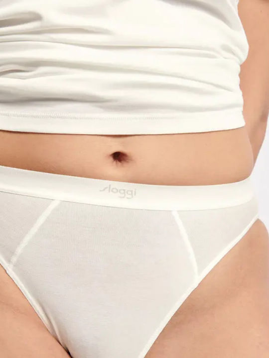 Sloggi Baumwolle Damen Boxer White