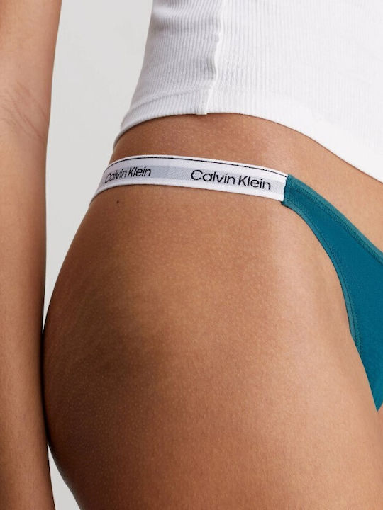 Damen Zeichenfolge Petrol Blue