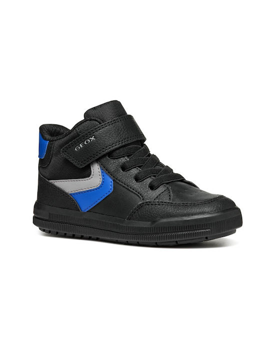 Geox Παιδικά Sneakers High Arzach Μαύρα