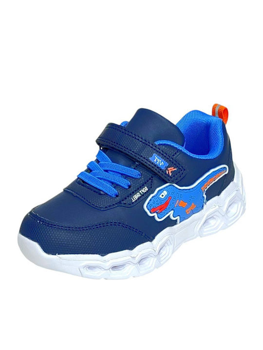 Kinder Sneakers mit Klettverschluss Blau