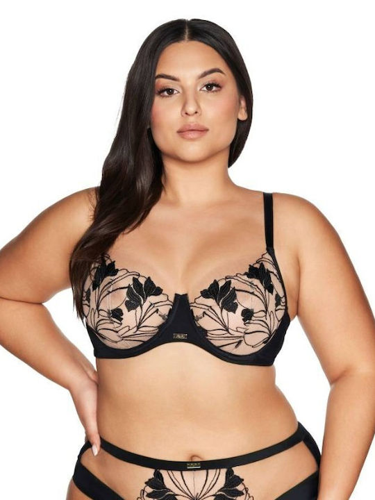 AVA Bra without Padding Underwire Black