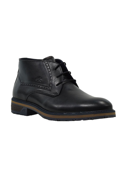 Fluchos Men's Leather Boots Black