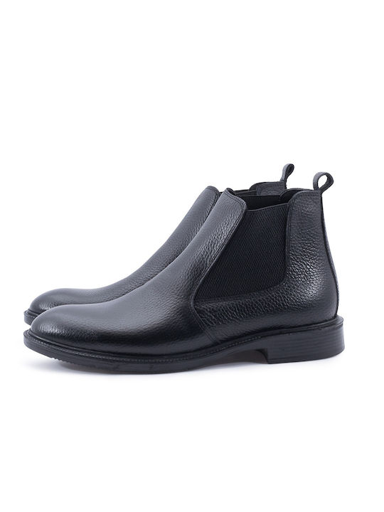 Gale Men's Leather Boots Black