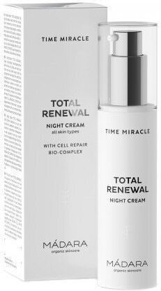 Madara Time Miracle Κρέμα Προσώπου Νυκτός για Ενυδάτωση & Αντιγήρανση με Κολλαγόνο 50ml