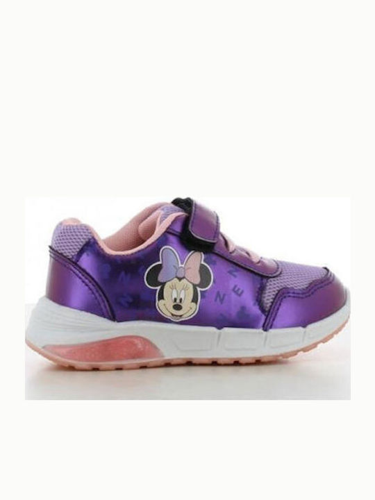 Minnie Mouse Kinder Sneakers mit Lichtern Lila