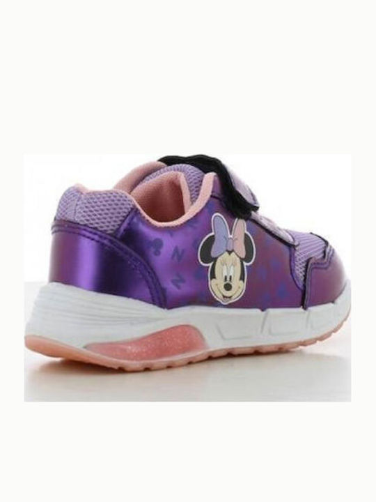 Minnie Mouse Kinder Sneakers mit Lichtern Lila