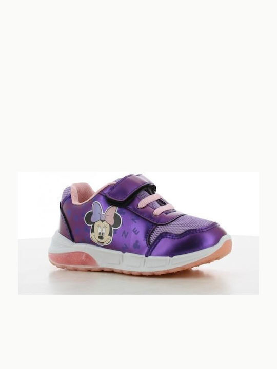 Minnie Mouse Kinder Sneakers mit Lichtern Lila