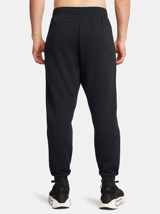 Under Armour Men's Fleece Sweatpants with Rubber Black